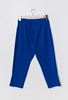 Picture of CURVY GIRL ROYAL BLUE CAPRI WITH BUTTONS.